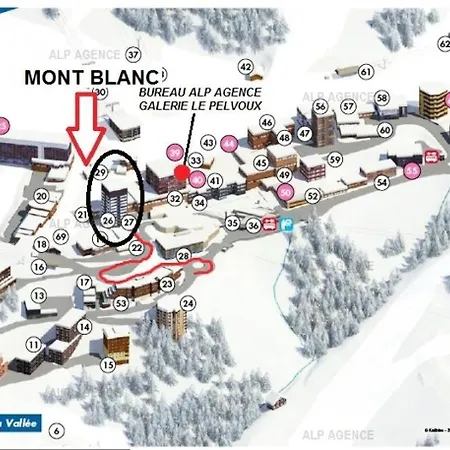 Le Mont Blanc - 2 Pieces 5/6 Pers - Le Mont-blanc- 003mb -plagne Centre Mae-1494 Apartment