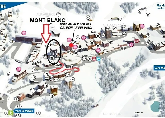 Le Mont Blanc - 2 Pieces 5/6 Pers - Le Mont-blanc- 003mb -plagne Centre Mae-1494 Apartment